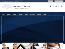 Tablet Screenshot of magnoliacpa.com